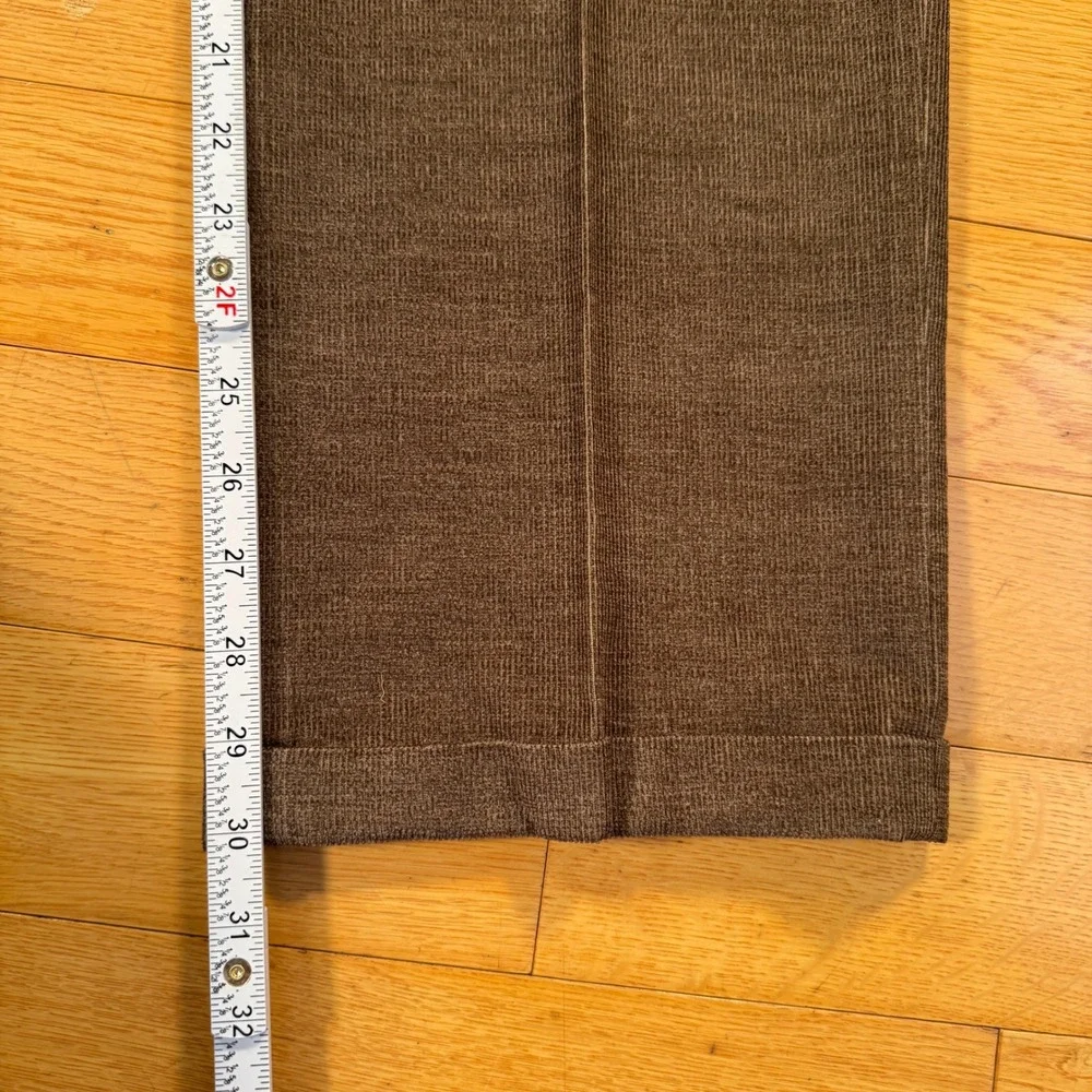 Gritti Styled by Ermenegildo Zegna Brown Cotton Cashmere Corduroy Trousers 34x30